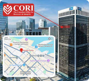 Vancouver Office Map